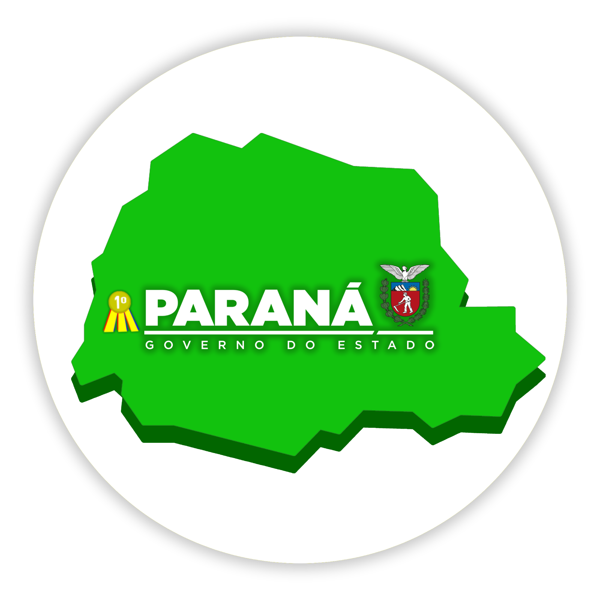 Imagem do mapa do Paraná